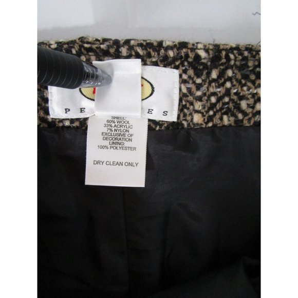 Talbots Skirt Petites 16P Wool Straight Pencil Lined Knit Career - Picture 7 of 8